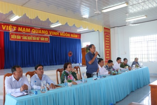 Lãnh đạo huyện Châu Thành “Lắng nghe dân nói” tại Vĩnh An
