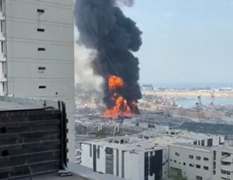 Liban: Lại xảy ra một vụ hỏa hoạn tại khu vực cảng Beirut