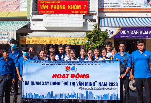 An Giang: Ra quân cao điểm xây dựng "Đô thị văn minh" năm 2020