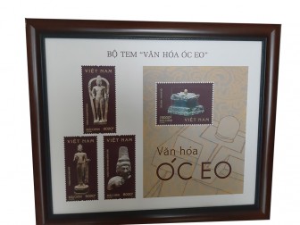 Bộ Tem bưu chính “Văn hóa Óc Eo” góp phần khẳng định chủ quyền lãnh thổ Việt Nam