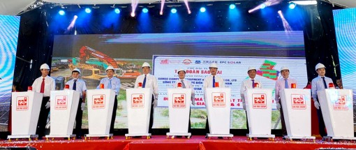 Lễ khởi động xây dựng nhà máy điện mặt trời Sao Mai giai đoạn 2