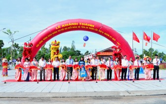 Thoại Sơn: Khánh thành các công trình chào mừng Đại hội đại biểu Đảng bộ tỉnh An Giang lần thứ XI (nhiệm kỳ 2020 – 2025)