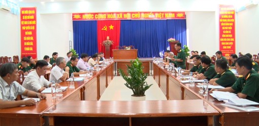 Bộ Chỉ huy Quân sự tỉnh thanh tra công tác quốc phòng tại huyện Phú Tân