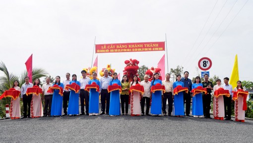 Châu Thành khánh thành công trình chào mừng Đại hội đại biểu Đảng bộ tỉnh lần thứ XI