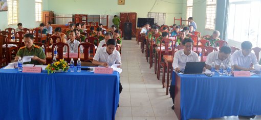 Sơ kết công tác phối hợp đảm bảo an ninh trật tự địa bàn giáp ranh