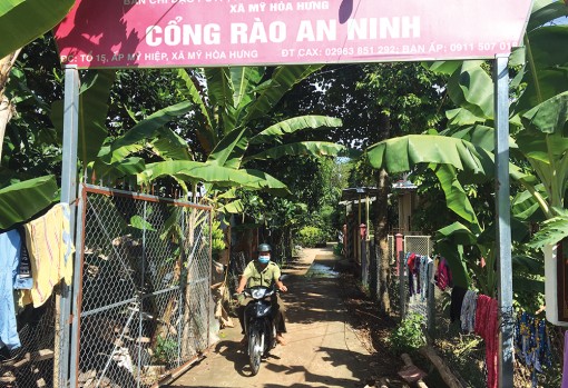 Nhiều mô hình đảm bảo an ninh trật tự ở xã Mỹ Hòa Hưng
