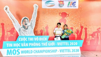 Dương Gia Bảo đoạt giải triển vọng vòng chung kết Quốc gia Cuộc thi MOSWC – Viettel 2020