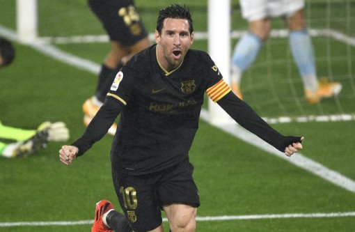 Chơi thiếu người, Barca vẫn thắng to nhờ Fati và Messi