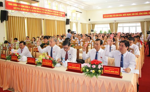 Đảng bộ huyện Chợ Mới đưa nghị quyết đại hội vào cuộc sống