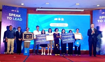 Trường THPT Chuyên Thoại Ngọc Hầu đạt giải nhất cuộc thi “SPEAK TO LEAD”