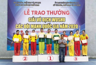 Giải vô địch Wushu các đội mạnh quốc gia năm 2020: An Giang đoạt 4 huy chương
