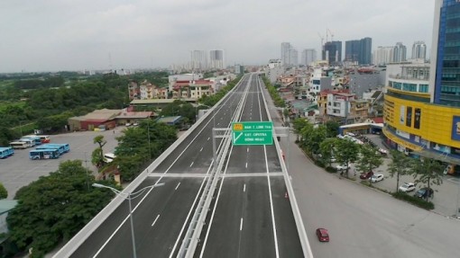 Thông xe 5,3km đường trên cao đẹp nhất Thủ đô