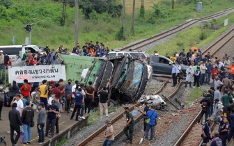Tai nạn tàu hỏa tại Thái-lan, ít nhất 20 người chết