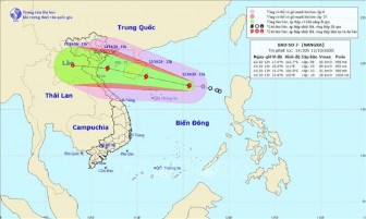 Áp thấp nhiệt đới mạnh lên thành bão - cơn bão số 7 (NANGKA)