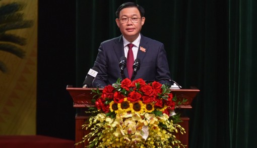 Đồng chí Vương Đình Huệ tái cử Bí thư Thành ủy Hà Nội khóa XVII