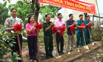 TP. Long Xuyên khởi công xây dựng nhà Tình đồng đội, nhà Đại đoàn kết và nhà Nhân ái