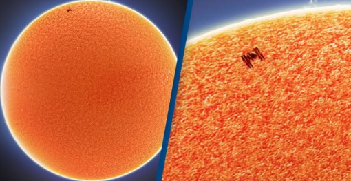 Khoảnh khắc trạm vũ trụ ISS bay ngang qua Mặt Trời