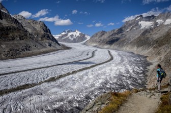 Lượng băng tích tụ trên sông băng lớn nhất thuộc dãy Alps xuống mức thấp kỷ lục