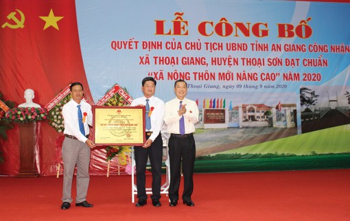 Thoại Sơn phấn đấu xây dựng nông thôn mới nâng cao