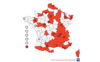 Hơn 41 nghìn ca nhiễm mới, Pháp mở rộng lệnh giới nghiêm ở 38 tỉnh khác
