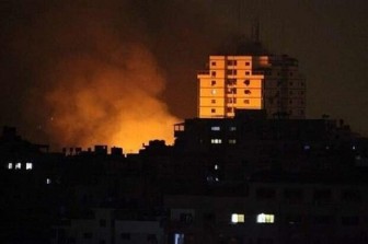 Máy bay chiến đấu Israel tấn công các cơ sở của Hamas tại Dải Gaza