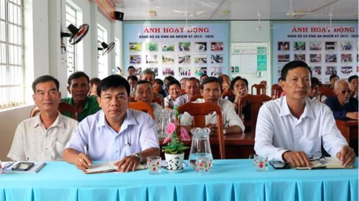 Đại biểu HĐND 3 cấp tiếp xúc  cử tri xã Vĩnh An và Vĩnh Bình