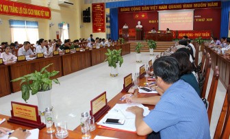 Hội nghị Ban Chấp hành Đảng bộ huyện Thoại Sơn (mở rộng) tháng 10