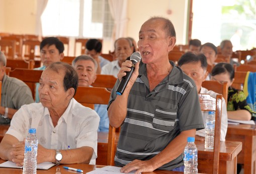 Lãnh đạo huyện Châu Thành “Lắng nghe dân nói” tại xã Vĩnh Thành