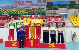 An Giang lần đầu đoạt huy chương vàng nội dung quyền Giải vô địch Wushu trẻ toàn quốc năm 2020