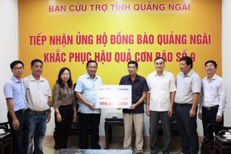 An Giang hỗ trợ tỉnh Quảng Ngãi trên 1 tỷ đồng khắc phục hậu quả thiên tai gây ra