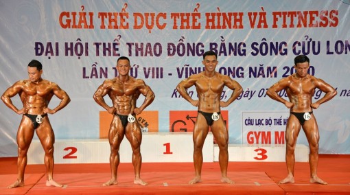 Đại hội Thể thao ĐBSCL lần VIII – Vĩnh Long năm 2020: Thể hình và Fitness An Giang đoạt 4 huy chương vàng trong ngày ra quân