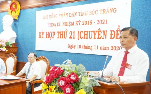 Đồng chí Trần Văn Lâu được bầu giữ chức Chủ tịch UBND tỉnh Sóc Trăng