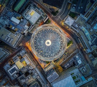 Những tòa nhà ấn tượng nhất thế giới khi chụp từ trên cao