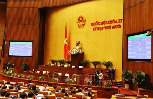 Sáng nay 12-11, Quốc hội phê chuẩn việc bổ nhiệm ba thành viên Chính phủ và Thẩm phán Tòa án nhân dân tối cao