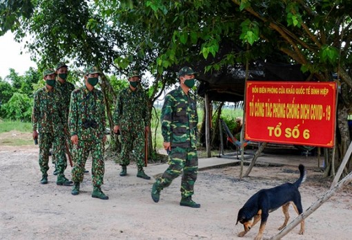 Gian nan phòng, chống dịch nơi đầu nguồn sông Vàm Cỏ Tây