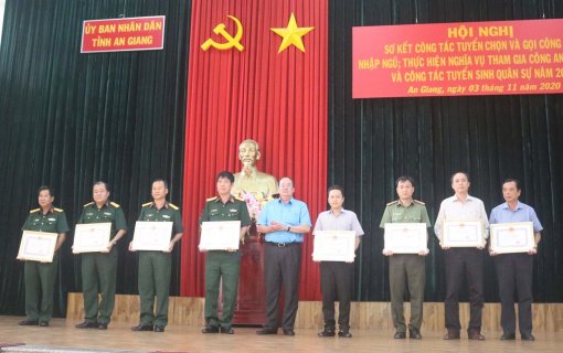 Một năm thành công của tuyển sinh quân sự An Giang