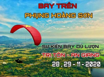 Sẽ biểu diễn dù lượn trên Phụng Hoàng Sơn vào cuối tháng 11