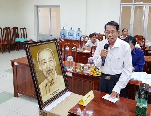 Tranh lá thốt nốt Võ Văn Tạng