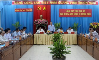 Lãnh đạo tỉnh An Giang gặp gỡ các cơ quan báo chí và văn nghệ sĩ