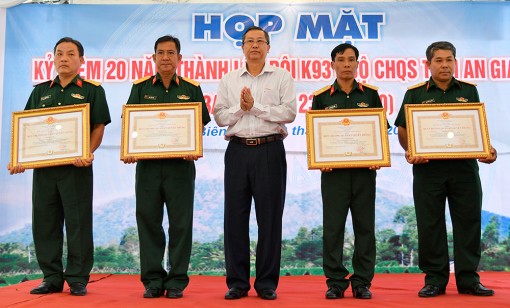 Họp mặt kỷ niệm 20 năm thành lập Đội K93
