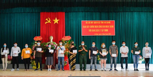 An Giang: Hoàn thành cách ly tập trung 152 công dân