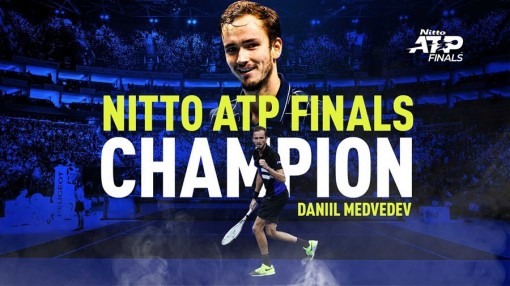 Thắng ngược Thiem, Medvedev lần đầu vô địch ATP Finals