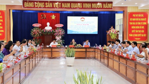 Ban Thường trực Ủy ban Trung ương MTTQVN tổ chức tọa đàm “MTTQVN triển khai mô hình giảm nghèo và vận động doanh nghiệp phát triển kinh tế - xã hội trong tình hình mới”
