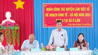 Xét duyệt kinh tế - xã hội năm 2021 các xã của huyện Tri Tôn