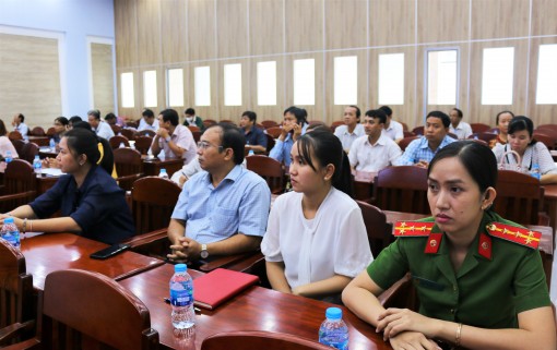 Hội nghị trực tuyến thông tin chuyên đề đạo đức công vụ