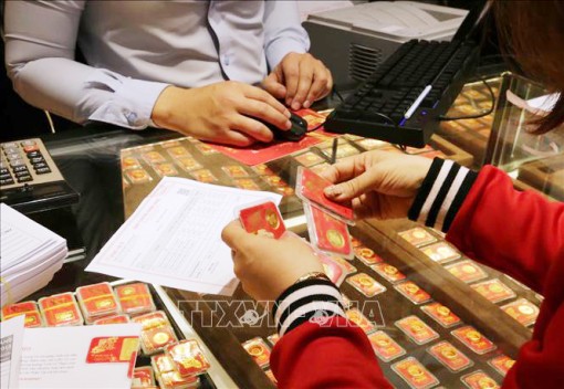 Giá vàng đầu tuần giao dịch quanh mốc 54,5 triệu đồng/lượng