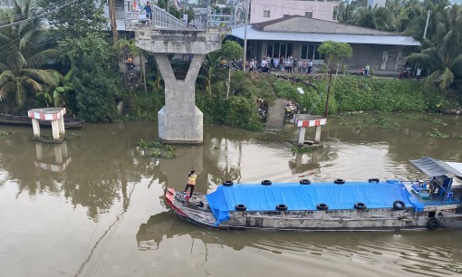 Tiền Giang: Hạn chế giao thông thủy trên kinh Tháp Mười số 2