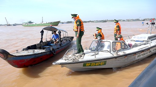 Đồng Tháp: Kiểm soát biên giới đường sông phòng, chống dịch Covid-19