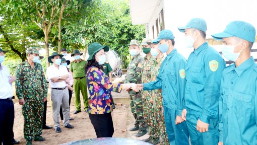 Bí thư Tỉnh ủy An Giang kiểm tra công tác phòng, chống dịch bệnh COVID-19 địa bàn biên giới