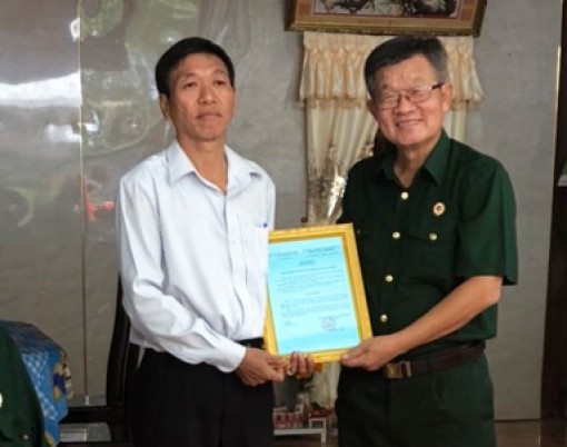 Hội Cựu chiến binh tỉnh An Giang trao tặng nhà “Đồng đội” cho hội viên